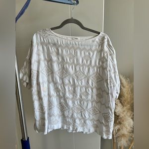 Wilfred White/Cream Patterned Top - L